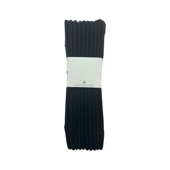 Cole Haan | Men's Black Combed Cotton Liner Socks | 10 Pairs - Picture 3 of 3